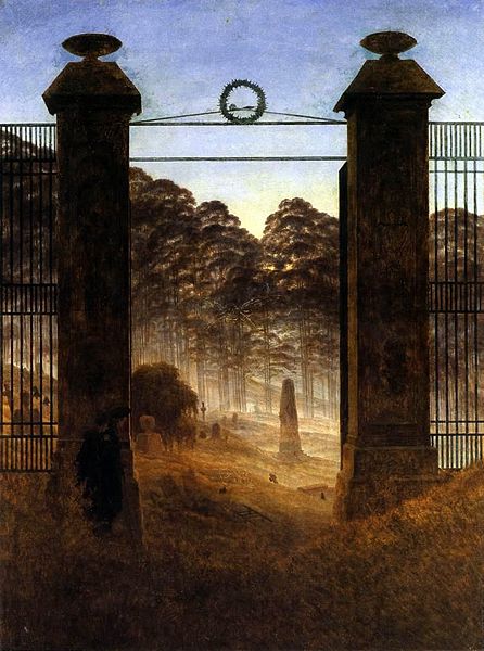 Caspar David Friedrich: Friedhofseingang